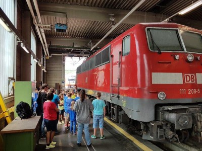 Besichtigung der DB in Würzburg