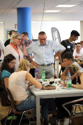 Orientierung-Camp in Zusammenarbeit mit der FHWS und des Alexander-von-Humboldt Gymnasium Schweinfurt